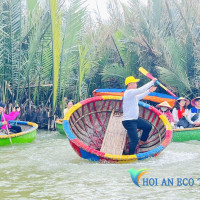 Bay Mau Cam Thanh Basket Boat Hoi An