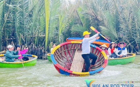 Bay Mau Cam Thanh Coconut Hoi An Fishing Village Private Tour