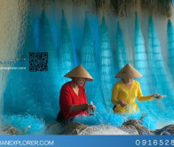 Tra Nhieu Fishing Village Eco Tour from Hoi An | Net Weaving Experience