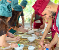 Hoi An Rice Paper Making class – Basket boat at Cam Thanh Coconut Village