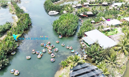 Combo Hoi An Basket Boat Tour And Spa massage at Cam Thanh Coconut Village