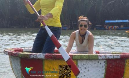 Hoi An Jeep Tour: Basket Boat Fun Bay Mau Coconut with Street Foods