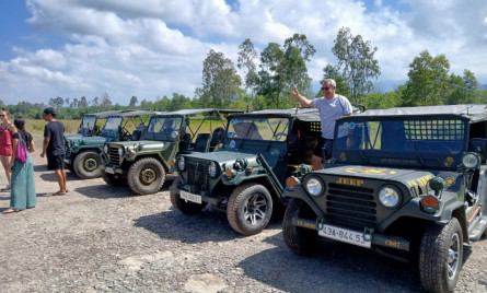 Exploring My Son Sanctuary Quang Nam, Vietnam by Jeep Car