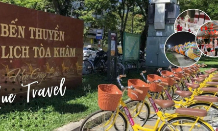 Where is Toa Kham Wharf for the dinner cruise with ca Hue music on the Perfume River, and how do I get there?