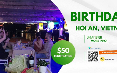 Birthday Party on the Hoi An Wooden Boat by Night – A Magical Experience
