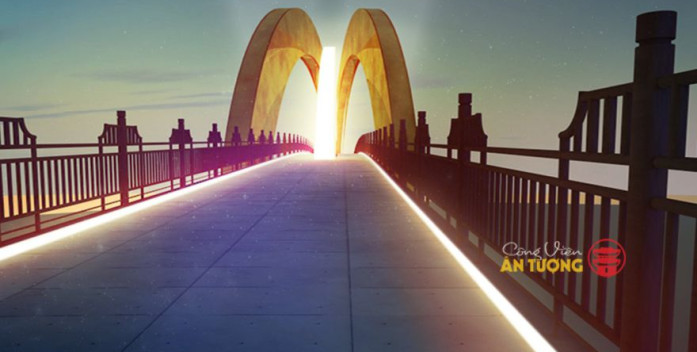“Moonlight” Bridge – The Best Check In Destination At Hoi An Impression Park