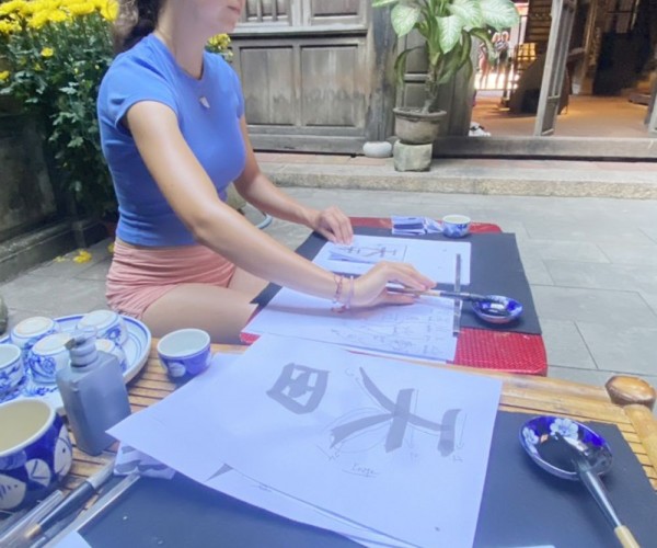 Hoi An Calligraphy Learning Class Vietnam